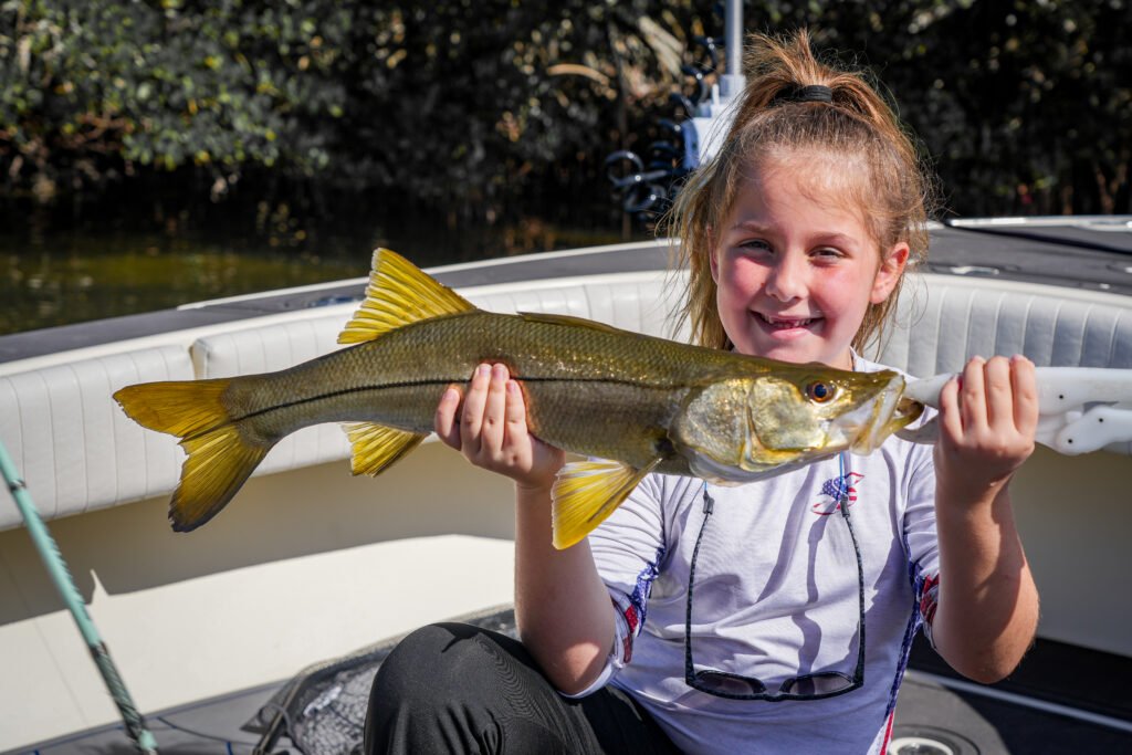 Stella with a snook