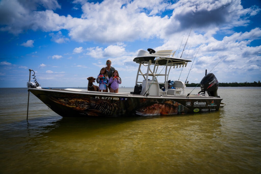 Ruskin Fishing Charter with family