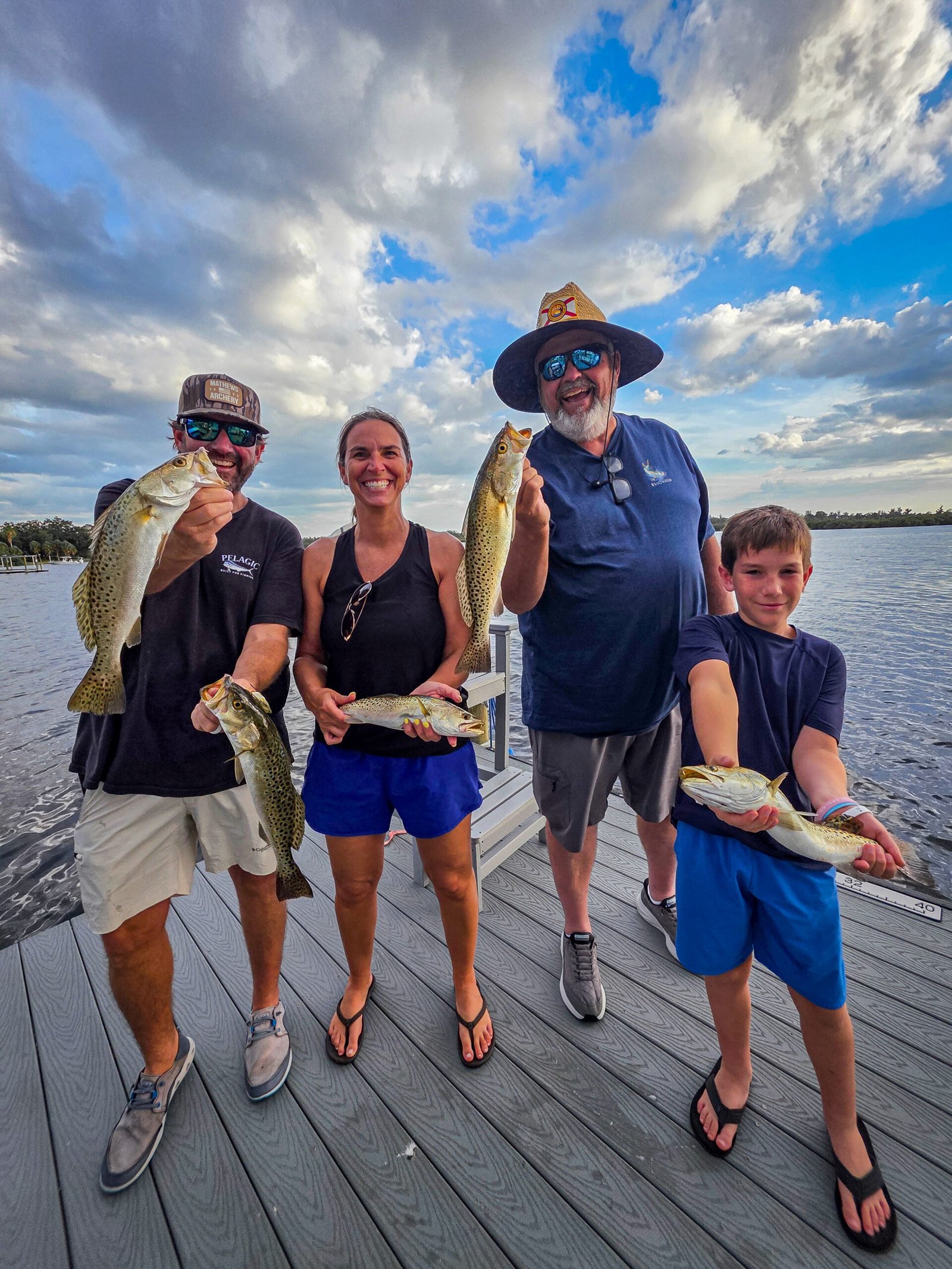 Summer trout fishing is great in Tampa Bay