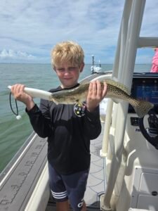 Family fishing in Tampa Bay