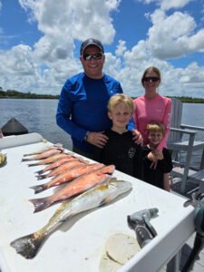 Family fishing trip in Tampa Bay