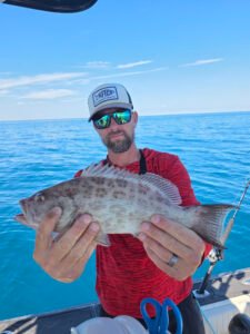 Scamp grouper offshore